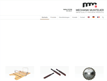Tablet Screenshot of mechanik-muntelier.com
